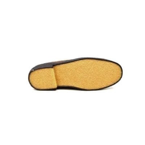 British Walkers Wingtip Men's 3 Tone Navy, Brown and Tan Leather Oxfords - Picture 4 of 8